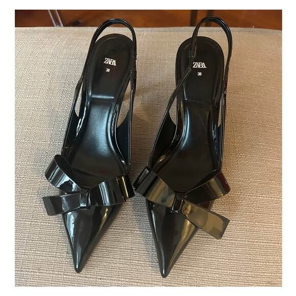 ZARA Pointed Toe Slingbacks NWT LAST ONE!!! - Picture 3 of 16